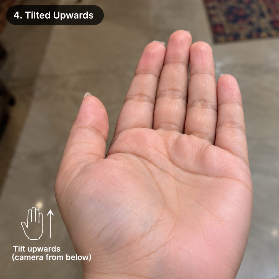 4. ऊपर की ओर झुकाएँ